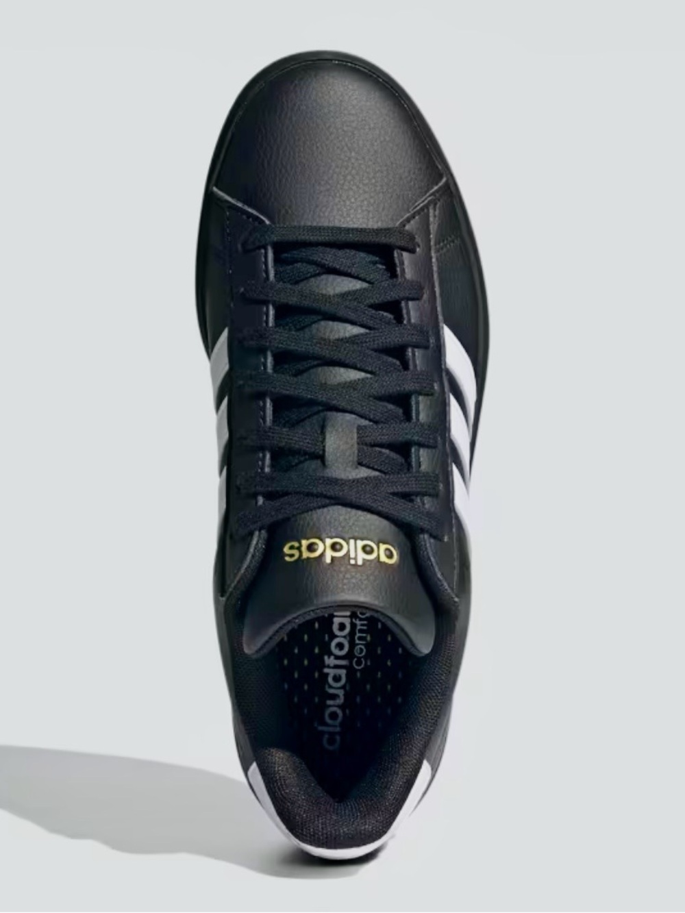Adidas Black and White Cloudfoam Grand Court 2.0 Men’s Size 11 - Picture 7 of 9